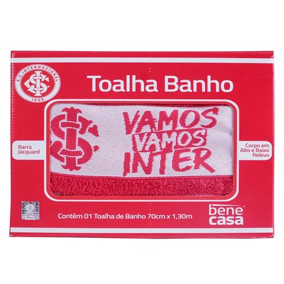 Toalha de Banho KazzaVip Felpuda 90%Algodão Internacional Caixa de Presente Time 70cmx130m Vermelho