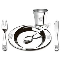 Conjunto Infantil Brinox Friends Club em Aço Inox  5 Peças