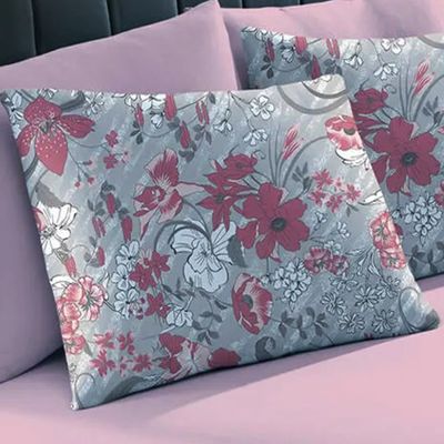 Fronha Avulsa KazzaVip Malha 100% Algodão Basic Estampada Dinas Rose