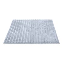 Tapete Buettner Microfibra 100% Poliéster Antiderrapante Soleido 50x70cm Chumbo