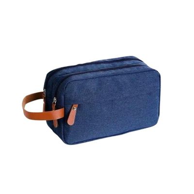 Bolsa Necessaire Organizadora Multifuncional Portátil Viagem Trabalho Impermeável Cor:azul