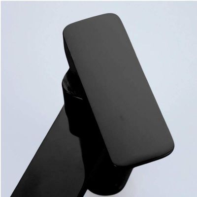 Torneira Monocomando Banheiro Lavatório Baixa Aço Inox Preto