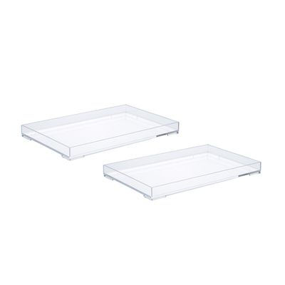 Bandeja Retangular Servir 25cm Frios Sushis Buffet 2un