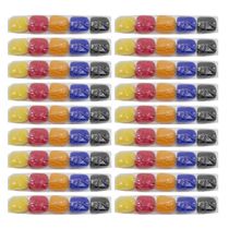 25 Kits com 5 Espumas Coloridas para Microfone (125 Peças)
