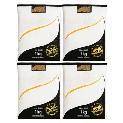 Bicarbonato de Amônio ou Sal Amoníaco 4 pacotes 1 kg