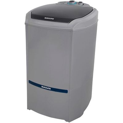 Lavadora de Roupas 20kg Suggar Lavamax Eco LE2001/2002PR com 6 Programas de Lavagem – Prata Prata / 110