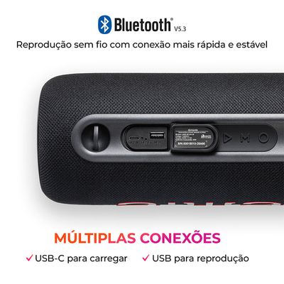 Caixa de Som Speaker AIWA SP-04-LB 40W Bluetooth IPX5 Bivolt
