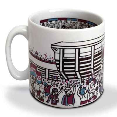 Caneca KazzaVip Cerâmica 360 ML Estádio S.E.R. Caxias Do Sul Licenciada Branco