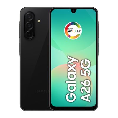 Smartphone Samsung Galaxy A26 Tela 6.7" 256GB 5G Câmera Tripla 50MP Preto