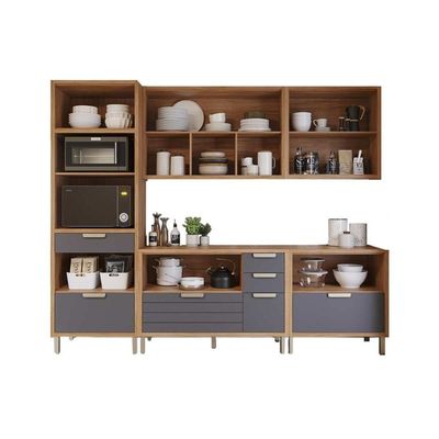 Módulo Cozinha MGM Eloise 5 Peças C5P161 Cinamomo/Platina-MGM