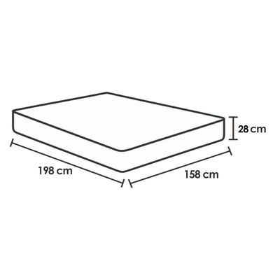 Cama Box Queen + Colchão Molas Anjos King Best