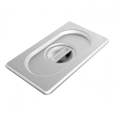 Kit 50 tampas Cuba Gastronomica Rechaud Inox 1/9x65mm Brasinox