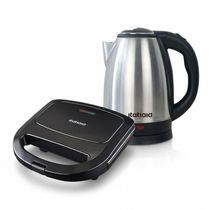 Kit Itatiaia Chaleira Elétrica 1,8l E Grill/sanduicheira Preto/inox 220 V
