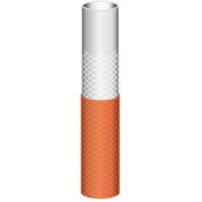 Mangueira para Jardim 25m 1/2" Multi Tramontina PVC Flexível Laranja com Engates Rápidos e Esguicho