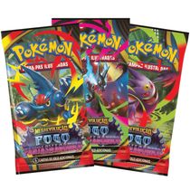 Blister Pokémon triplo Megaevolução Fogo Fantasmagórico 19 Cards