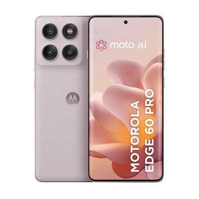 Smartphone Motorola Edge 60 Pro 5G Rosa 512GB, 12GB RAM + 12GB Ram Boost, Tela 6.7" 120Hz, Câmera Sony LYTIA 700C 50MP e Dimensity 8350 Extreme