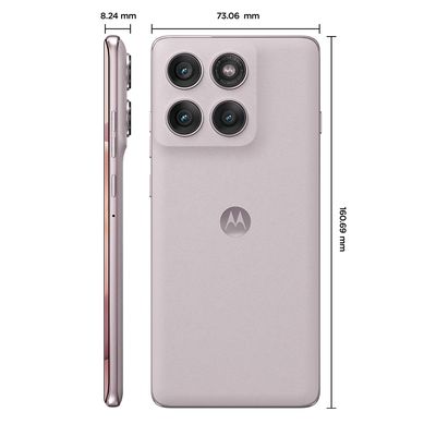 Smartphone Motorola Edge 60 Pro 5G Rosa 512GB, 12GB RAM + 12GB Ram Boost, Tela 6.7" 120Hz, Câmera Sony LYTIA 700C 50MP e Dimensity 8350 Extreme