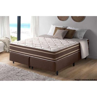 Colchão King Molas Anjos Duo Sono Brown 193x203x30