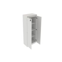 Armário Multiuso p/ Área Serviço AM-3110 c/ 2 Portas c/ Chave Branco - Tecno Mobili