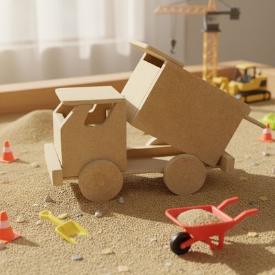 10 Carrinhos 7x13 Porta-Objetos de MDF com Gravação Personalizada