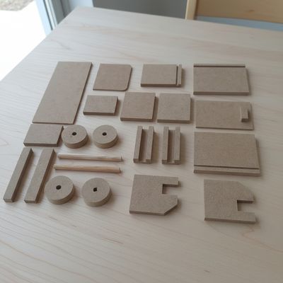 Kit 3 Carrinhos com Baú para Montar 24 Peças brinquedo educativo