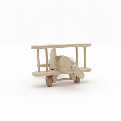 Avião de Madeira Artesanal  Brinquedo Decoração quarto infantil bebê