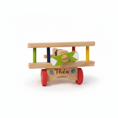 Avião de Madeira Decorativo quarto infantil