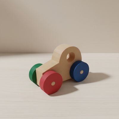 10 Mini Carrinhos 15x23 Sport MDF Multicolorido Sem Pregos