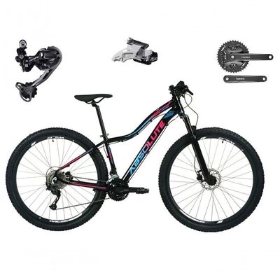 Bicicleta Aro29 Absolute Hera Cambio Shimano Deore-Altus 27v Freio Hidr. K7 Garfo C-trava preto