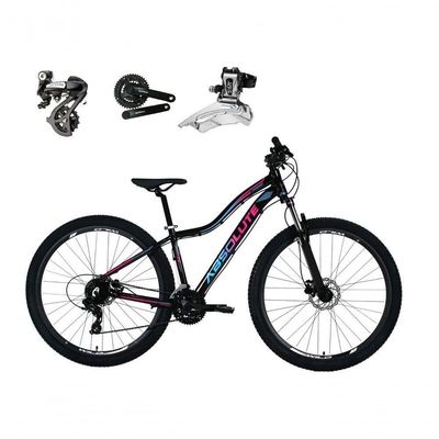 Bicicleta Aro29 Absolute Hera Cambio Shimano Altus 24v Alumínio Freio Hidr. Garfo C-trava preto