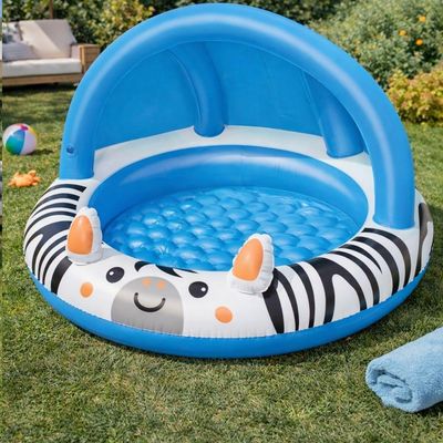 Piscina Infantil Inflável Zebra Bel 26 Litros Proteção Uv