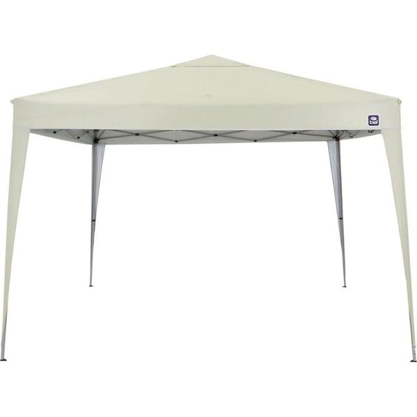 Tenda Gazebo 3x3m Bel Poliéster Bege Estrutura Alumínio