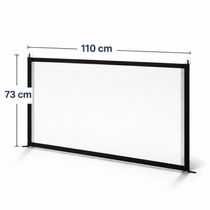 Tela Rede Protetora Pet Cães Gatos 110x73cm Removível Porta