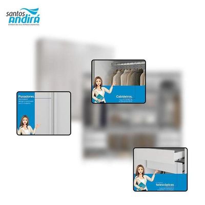 Guarda Roupa Casal 8 Portas 4 Gavetas Master New Branco Brilho Com Pés - Santos Andirá