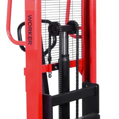 Empilhadeira Manual 1,0t 1150x550 Roda Dupla Nylon Worker