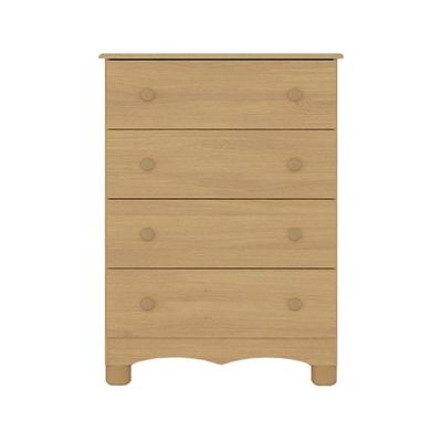 Cômoda Infantil 65cm Com 4 Gavetas Dengo Multimóveis Mp4409 Madeirado Madeirado