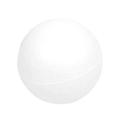 Bola de Isopor 25mm (2.5 cm) Branca Artesanato e Decoração