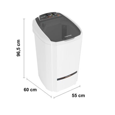 Tanquinho de Roupas 20kg Colormaq LCS20 com Dispenser Duplo e 6 Programas de Lavagem – Branco Branco / 110