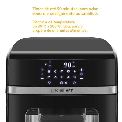 Air Fryer Oven Philco 12L Kitchen Art Digital KFR02 220V