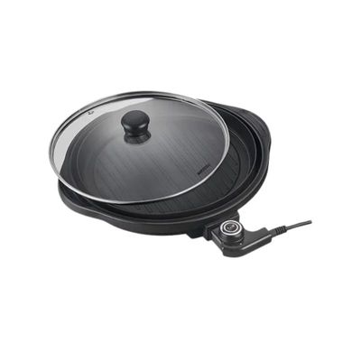 Grill Elétrico 127v Redondo Premium 1200w com Termostato