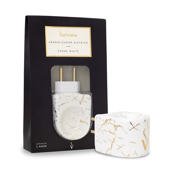 Aromatizador Elétrico Stone White - Via Aroma