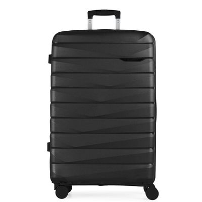 Mala Médias 23 kg Polipropileno 4 Rodas Route Preta M / Preto