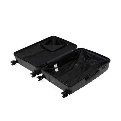 Mala Médias 23 kg Polipropileno 4 Rodas Route Preta M / Preto