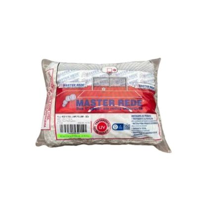 Rede Futebol Master Rede Campo Fio 25 MM Seda - Branco
