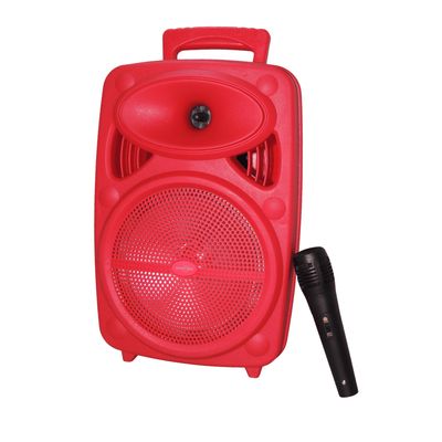 Caixa de Som Bluetooth Portátil GTS-1950 8" 10W 1500mAh Vermelha