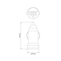 Carregador Veicular 5V 2000 mAh Preto - Tramontina
