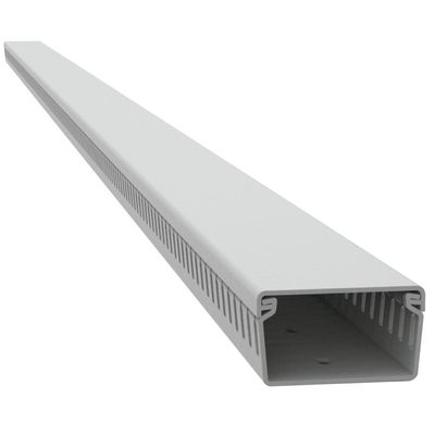 Canaleta para Painel Aberta 50x30x2000 mm Tramontina Cinza