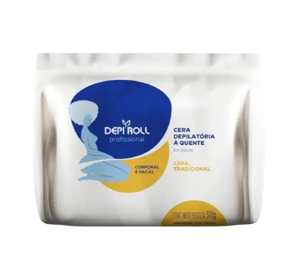 Cera Quente em Blocos Tradicional Depi Roll 500G