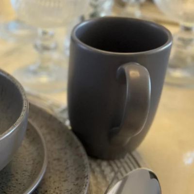 Caneca Chá Café Flat 350ml Flat Gray Oxford