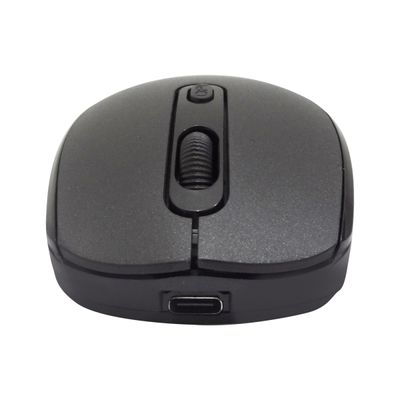 Kit 10 Mouses Sem Fio Recarregável Mega M180 Preto DPI Ajustável
